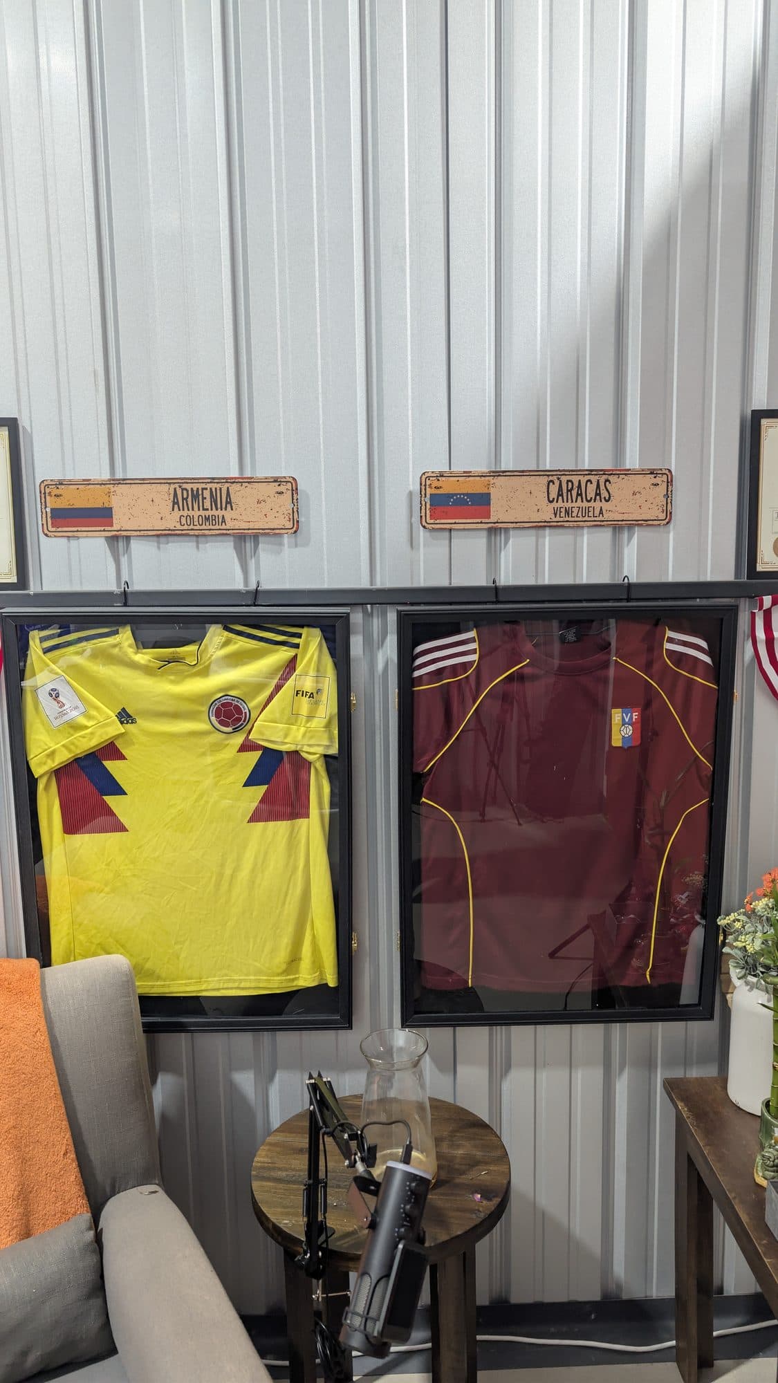 Rincón con recuerdos deportivos del equipo